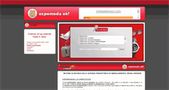 Desktop Screenshot of expomodaok.com